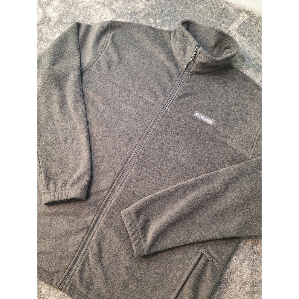 Columbia Steens Mountain Full Zip Fleece Jacket Mens‎ XXL Gray Gorpcore Hiking